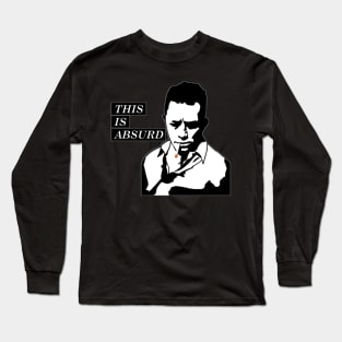 Albert Camus Absurd (colored) Long Sleeve T-Shirt